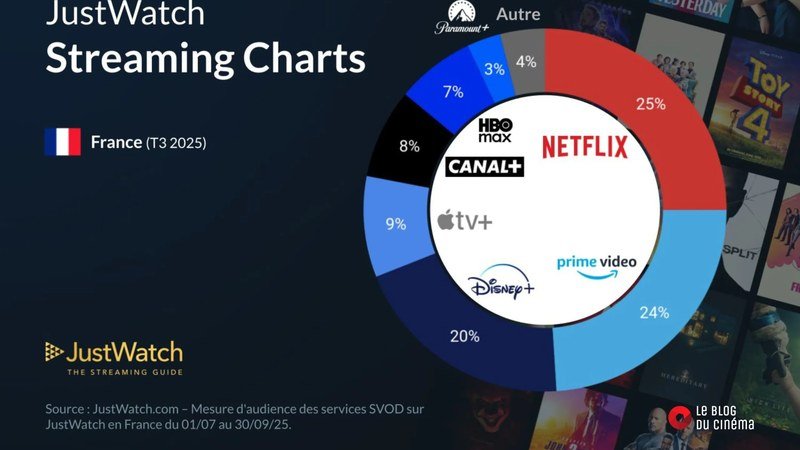 Illustration du marché mondial du streaming