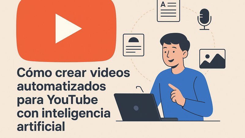 Illustration d'un tutoriel vidéo sur l'intelligence artificielle