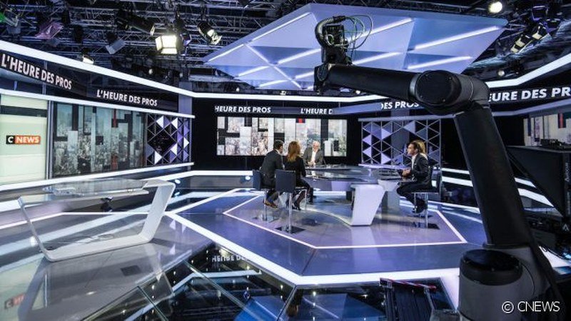 Studio de télévision de la chaîne CNews