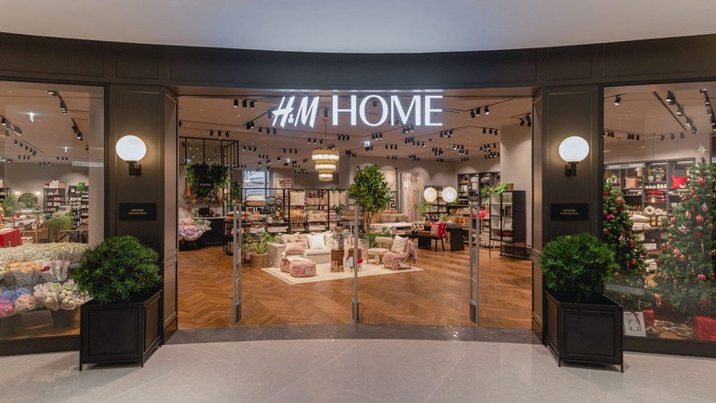 Aménagement intérieur d'un magasin H&M Home