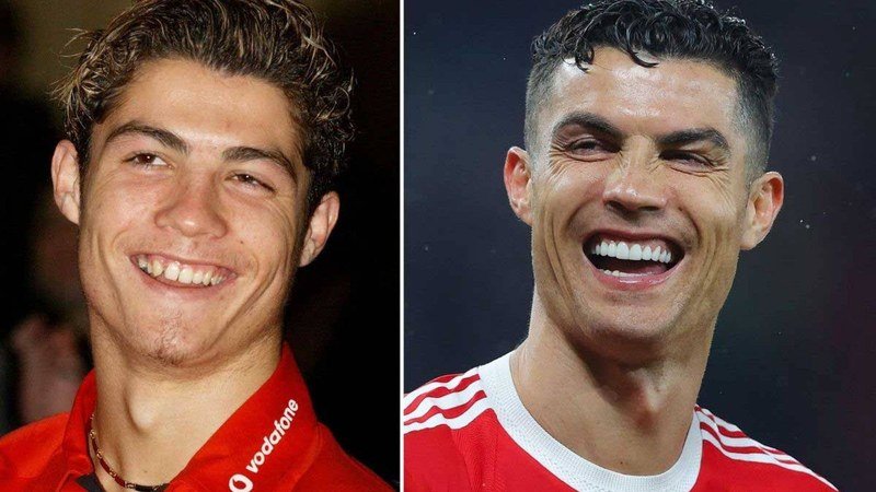 Cristiano Ronaldo souriant lors d'un événement
