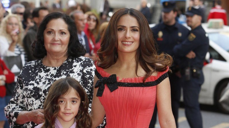 Salma Hayek en famille