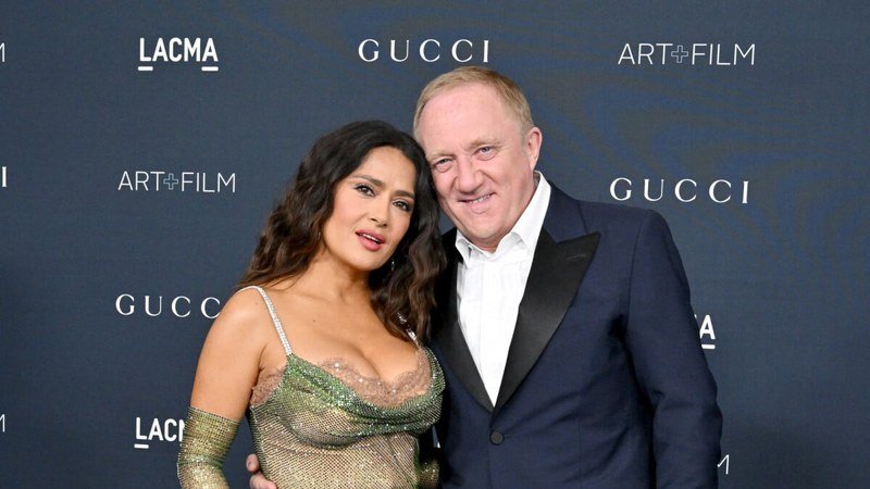 Salma Hayek et son mari Francois-Henri Pinault