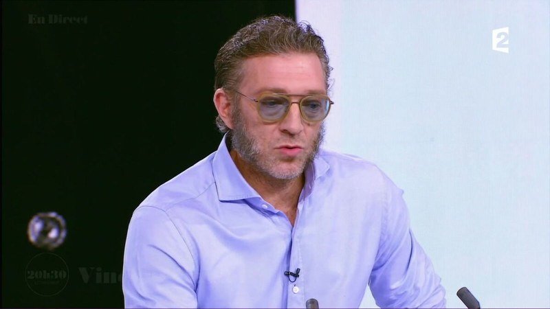 Vincent sur le plateau de l'émission de France 2