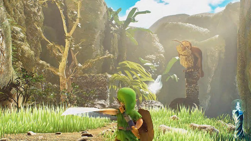 Comparaison graphique du remake de Zelda Ocarina of Time